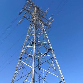 Durable Lattice Steel Towers For Super High Voltage Electric Transmission Line