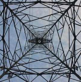 Durable Lattice Steel Towers For Super High Voltage Electric Transmission Line