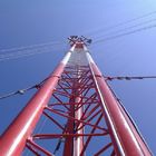 60m 3 Leg Steel Tubular Tower Self Supporting Microwave Transmission Tower