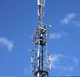 5G Communication Network Steel 30m - 70m Telecom Tower