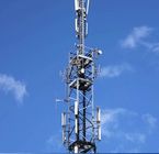 Steel Antenna Poles Towers Monopole Tower For Broadcasting / Cell Phone Signal