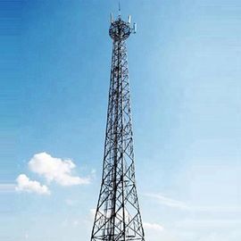 Galvanized Gsm Antenna Q355 Monopole Communication Tower