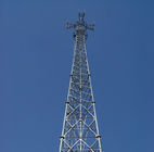 Galvanised steel mast Galvanized 25m lattice tower tubular telecom tower