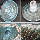 Green Glass Electric Insulators Disc Suspension Type Toughened Glass Insulator
