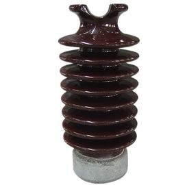 Brown Ceramic Power Line Insulators 33kv Porcelain Electrical Insulator