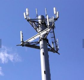 5G Communication Network Steel 30m - 70m Telecom Tower