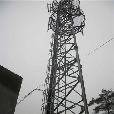 Hot Dip Galvanized Steel Tubular Telecom Tower Self Supporting Lattice Angle Steel