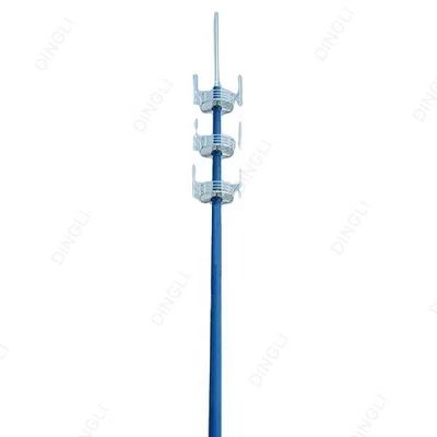 Hot Dip Galvanized Q345B Telecom Tower Antenna Tower Mast 100 meter