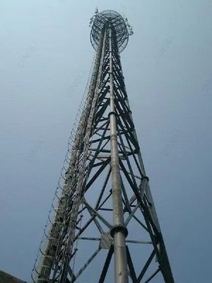 Hot Dip Galvanized Q345B Telecom Tower Antenna Tower Mast 100 meter