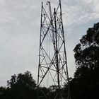 Galvanized Three Leg Lattice Steel Towers Pipe Microwave Telecommunication Tower
