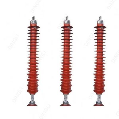 66KV Composite High Voltage Lightning Arrester / Polymer Surge Arrester Thunder Arrester