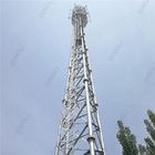 GSM Cell Phone Lattice Triangular Tubular Telecom Tower Communication Antenna