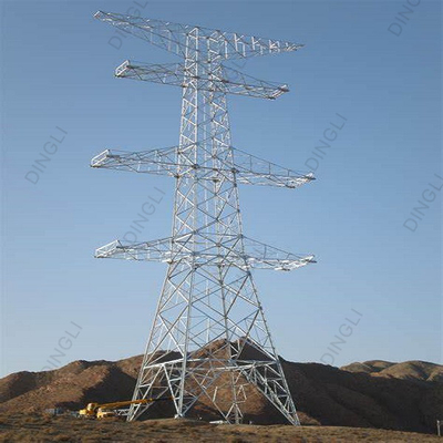 10M-100M Lattice High Voltage Transmission Towers Steel Tube Steel Lattice Tower