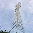 Transmission Line Electric Power Tubular Steel Lattice Tower With Hot Dip Galvanized
