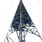 Self Supporting Galvanized Angle Lattice Steel Towers For Telecommunication