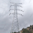 110kV/132kV Electrical Power Tower Angualr Steel Lattice Pylon Transmission Tower