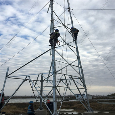 110kV/132kV Electrical Power Tower Angualr Steel Lattice Pylon Transmission Tower