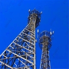 30m Galvanized 3 Legged Tubular Lattice Steel Towers Telecom Mobile Mast Tower