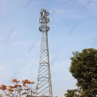 Galvanized Steel Mobile Lattice Telecom Tower Customized Height