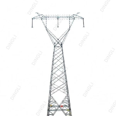 Steel Pipe Galvanized Angle Steel Lattice Telecom Tower Electric Power Transmission