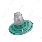 130kV 40KN Tensile Electric Glass Insulators With 16mm Socket Coupling