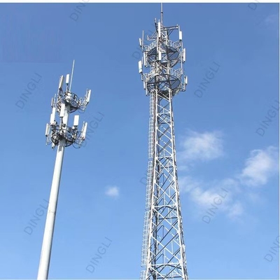 6m-50m Hot Dip Galvanized Telecom Tower Antenna Tower