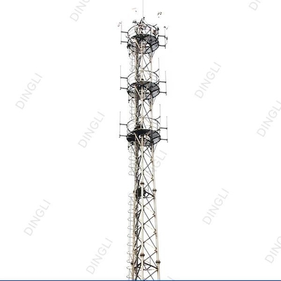 6m-50m Hot Dip Galvanized Telecom Tower Antenna Tower