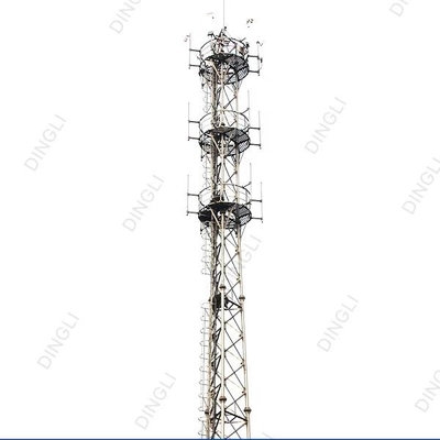 6m-50m Hot Dip Galvanized Telecom Tower Antenna Tower