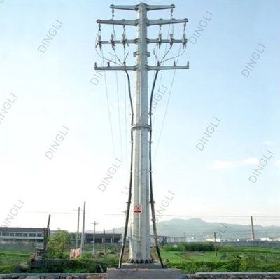 Top Quality Steel pipes Electric Power Towers Transmission Line Steel Pole Tower