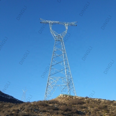 International Standard Steel Lattice Tower 110kV-230kV Monopoles Steel Lattice Tower