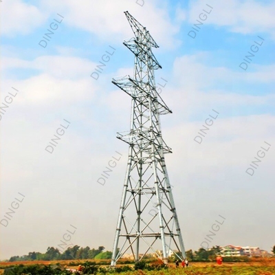 International Standard Steel Lattice Tower 110kV-230kV Monopoles Steel Lattice Tower