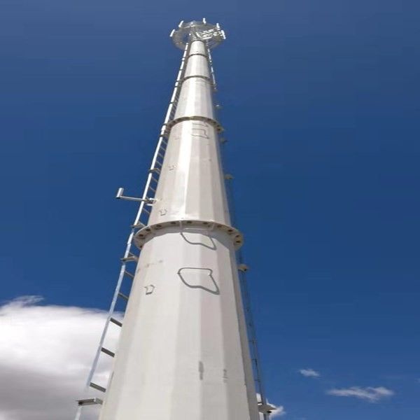 Polygon Telecom Tower Telescoping Antenna Mast Transmission Line Steel Pole