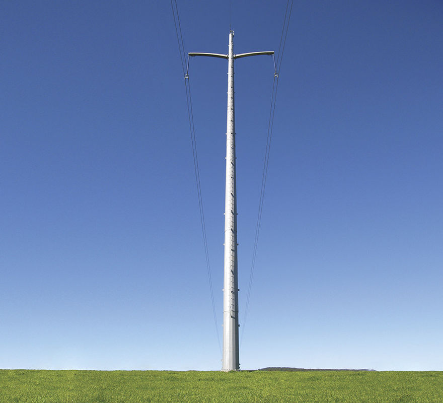 ASTM A36 Electricity Transmission 230KV Steel Pole Tower