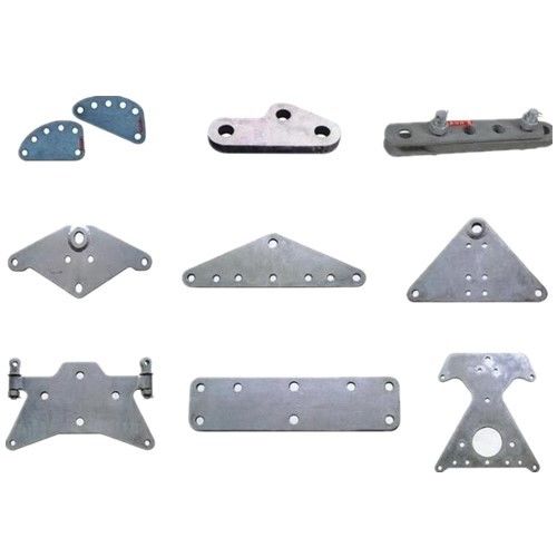 Silver Tangent Triangular Yoke Plate Overhead Electric Hardware Accessories