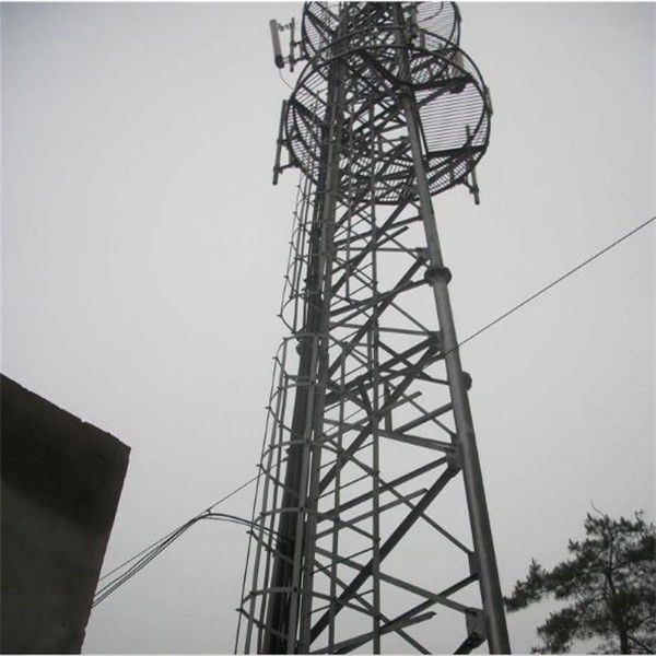 Steel Tubular Gsm Antenna Communication Radio Tower