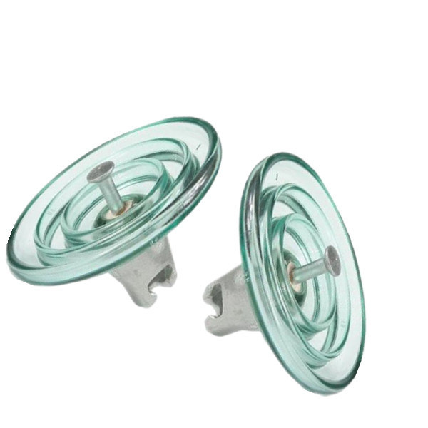 High Voltage Glass Suspension Tongue Clevis Insulator / 70KN Glass Disc