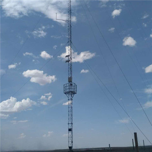 30m Galvanized Self Supporting 3 Foot Tubular Steel Tower Telecommunication