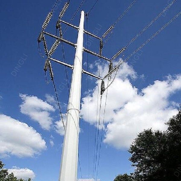 Power Transmission Electrical Steel Tubular Tower Tubular Steel Pole 10-220KV