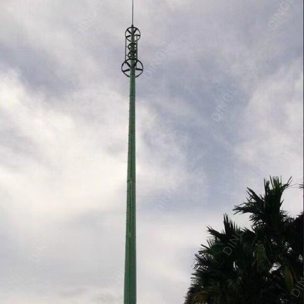 Monopole Tower Planter Steel Galvanized Single Tube Communication Tubular Pole