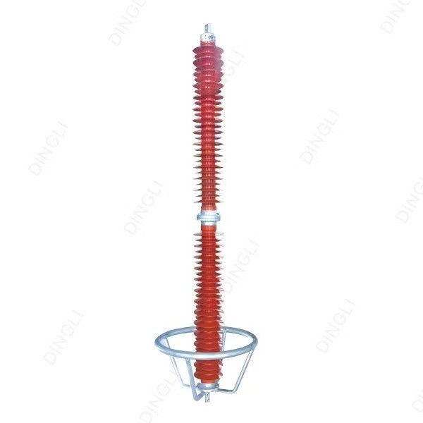 66KV Composite High Voltage Lightning Arrester / Polymer Surge Arrester Thunder Arrester