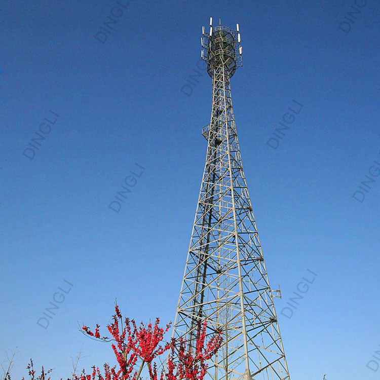 Galvanized Self Supporting Telecom Tower Angular Lattice Tower Antenna GSM Tower