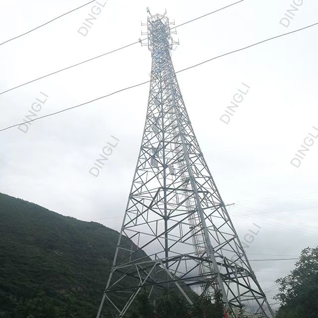 45m 4 Legs Lattice Steel Towers Angel Telecommunication Lattice Tower