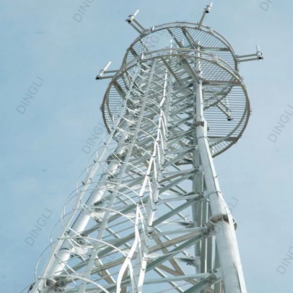 15m-120m Angle Steel Telecom Tower Communication Network Construction