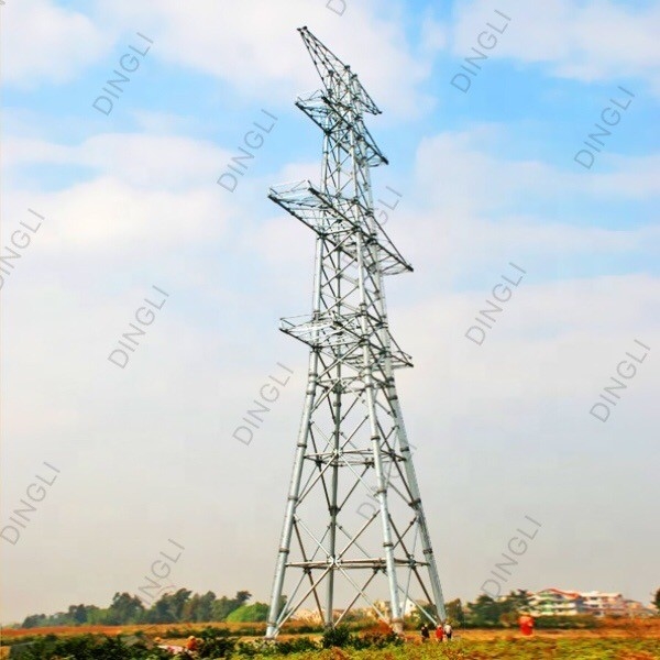 International Standard Steel Lattice Tower 110kV-230kV Monopoles Steel Lattice Tower