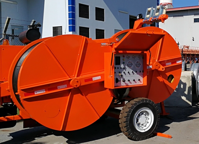 Puller Stringing Equipment 90KN Hydraulic Wire Puller