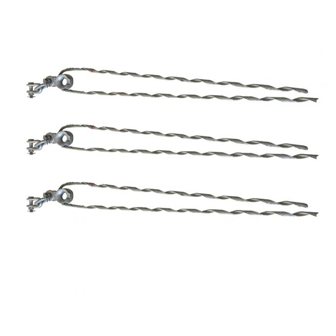 Steel Core Aluminum Transmission Line Fittings Preformed Armor Rods